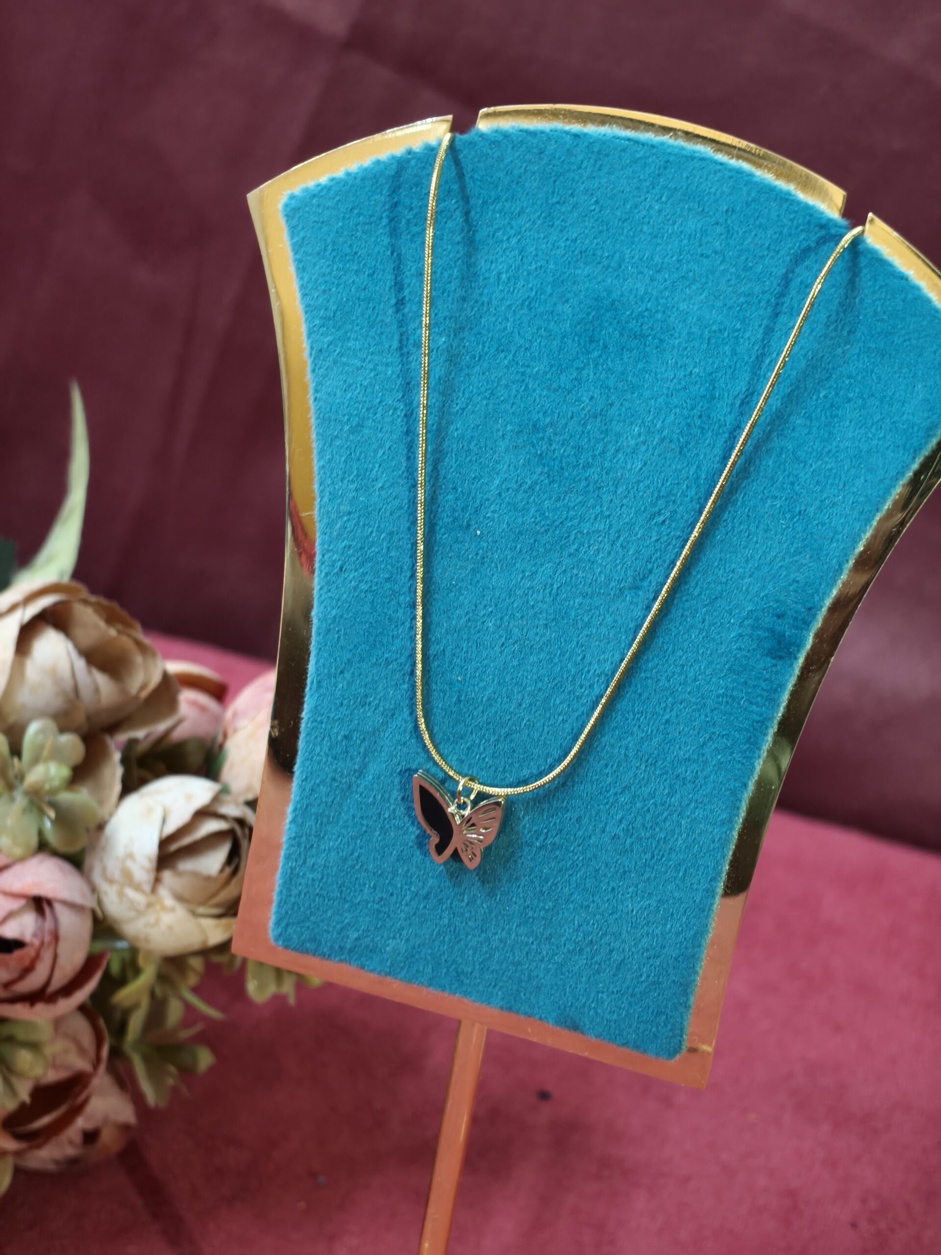 Golden Aura Butterfly Chain-159