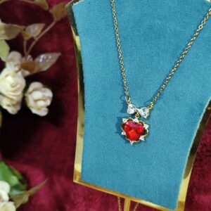 Ruby Ribbon Luxe Pendant -199