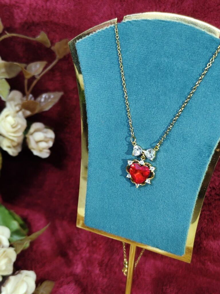 Ruby Ribbon Luxe Pendant -199