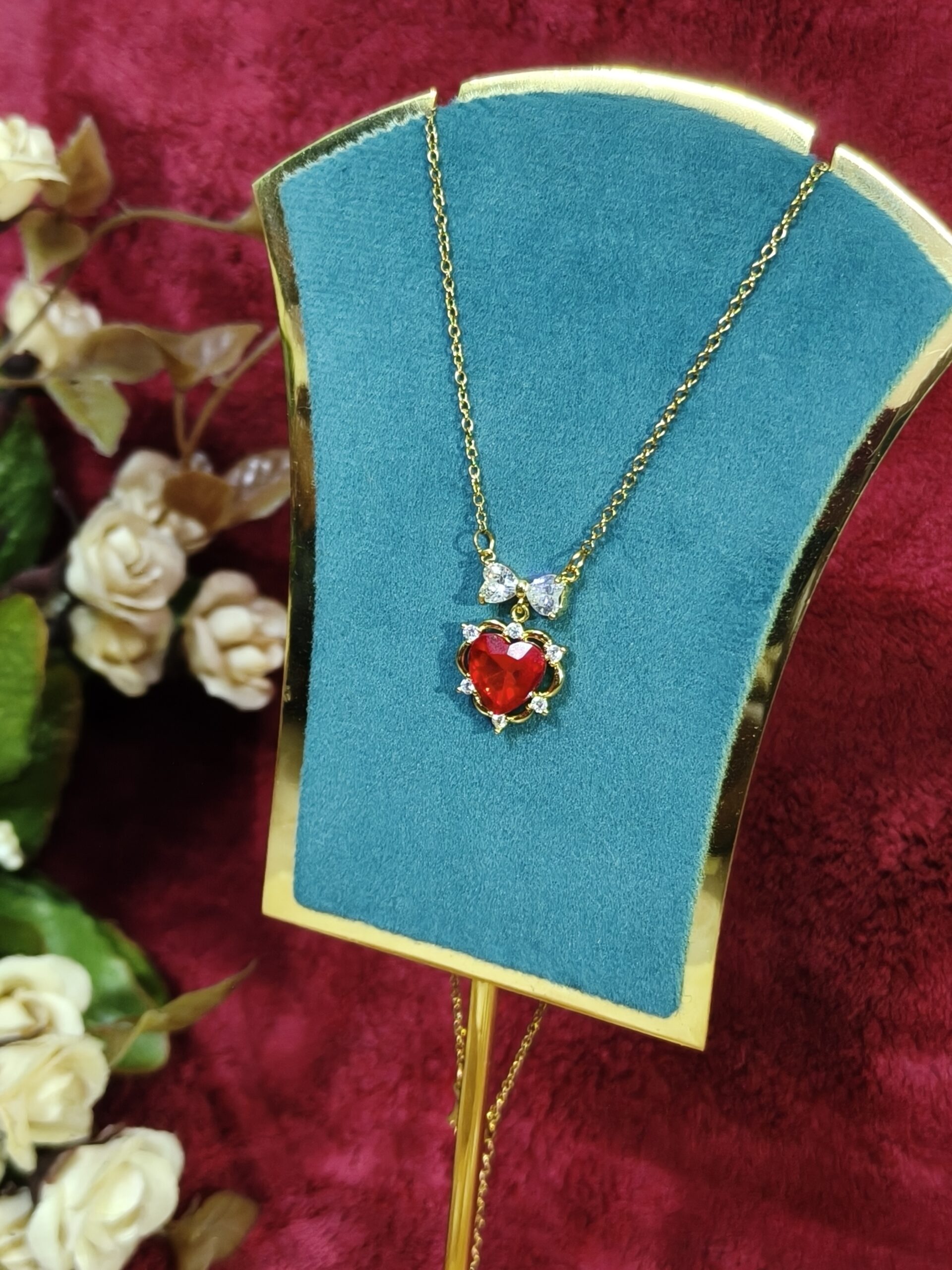 Ruby Ribbon Luxe Pendant -199 - Image 2