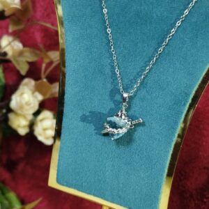 Aquamarine Cupid Arrow Pendant 199