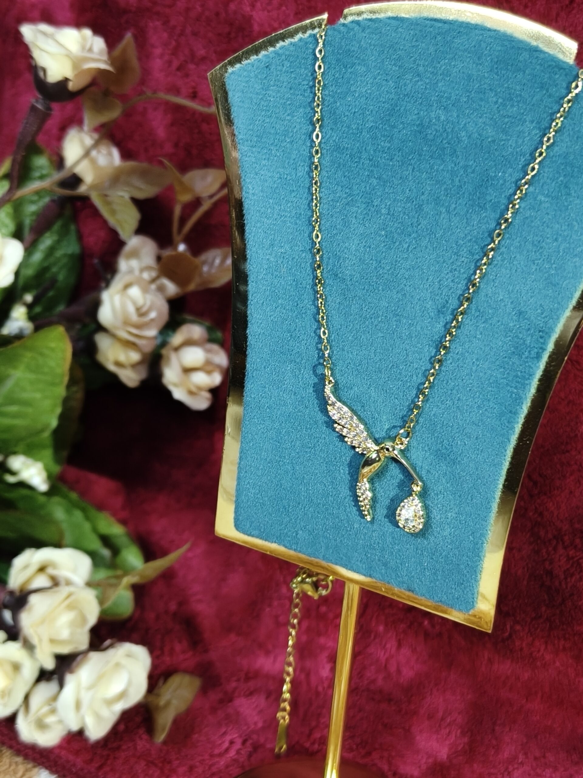 Crystal Hummingbird Pendant 199 - Image 3
