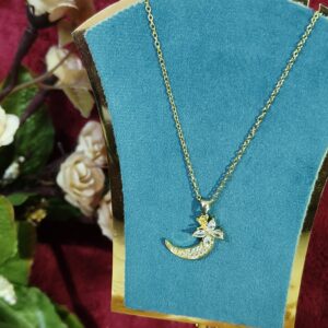 Celestial Floral Moon Pendant 199
