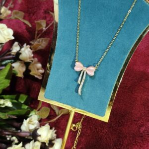 Rose Ribbon Bow Pendant 199