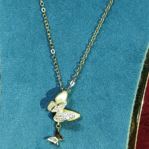 Luminous Butterfly Cascade Pendant 199