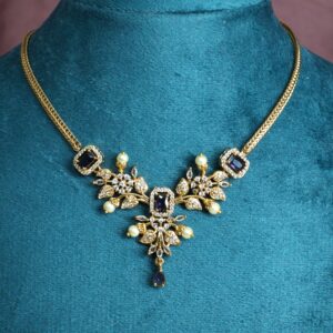 Midnight Sapphire Statment Necklace 599