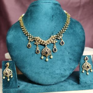 Imperial Amethyst Gold Necklace Set 899