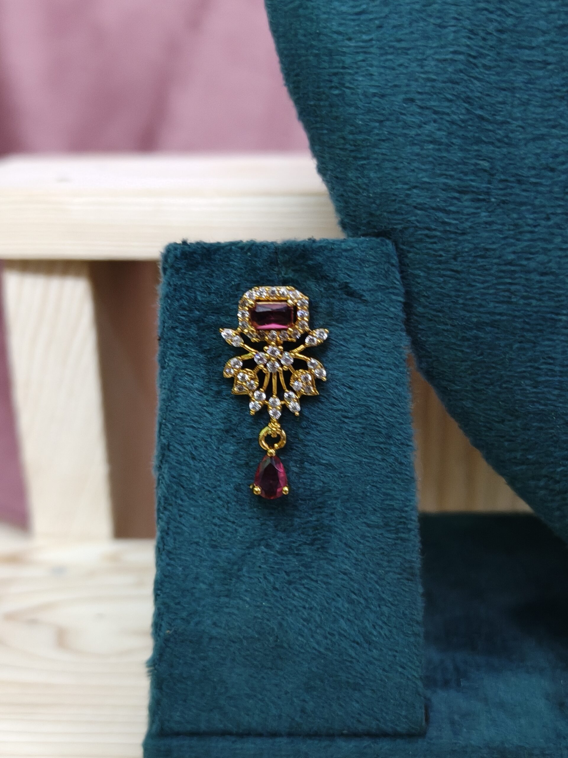 Crimson Royalty Traditional Necklace 999 - Image 3