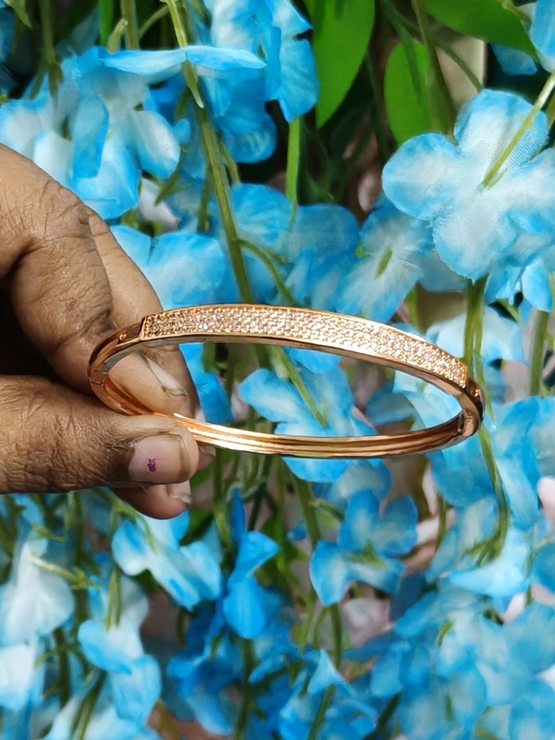 Radiant Paved Rose Gold Kad 249 - Image 3