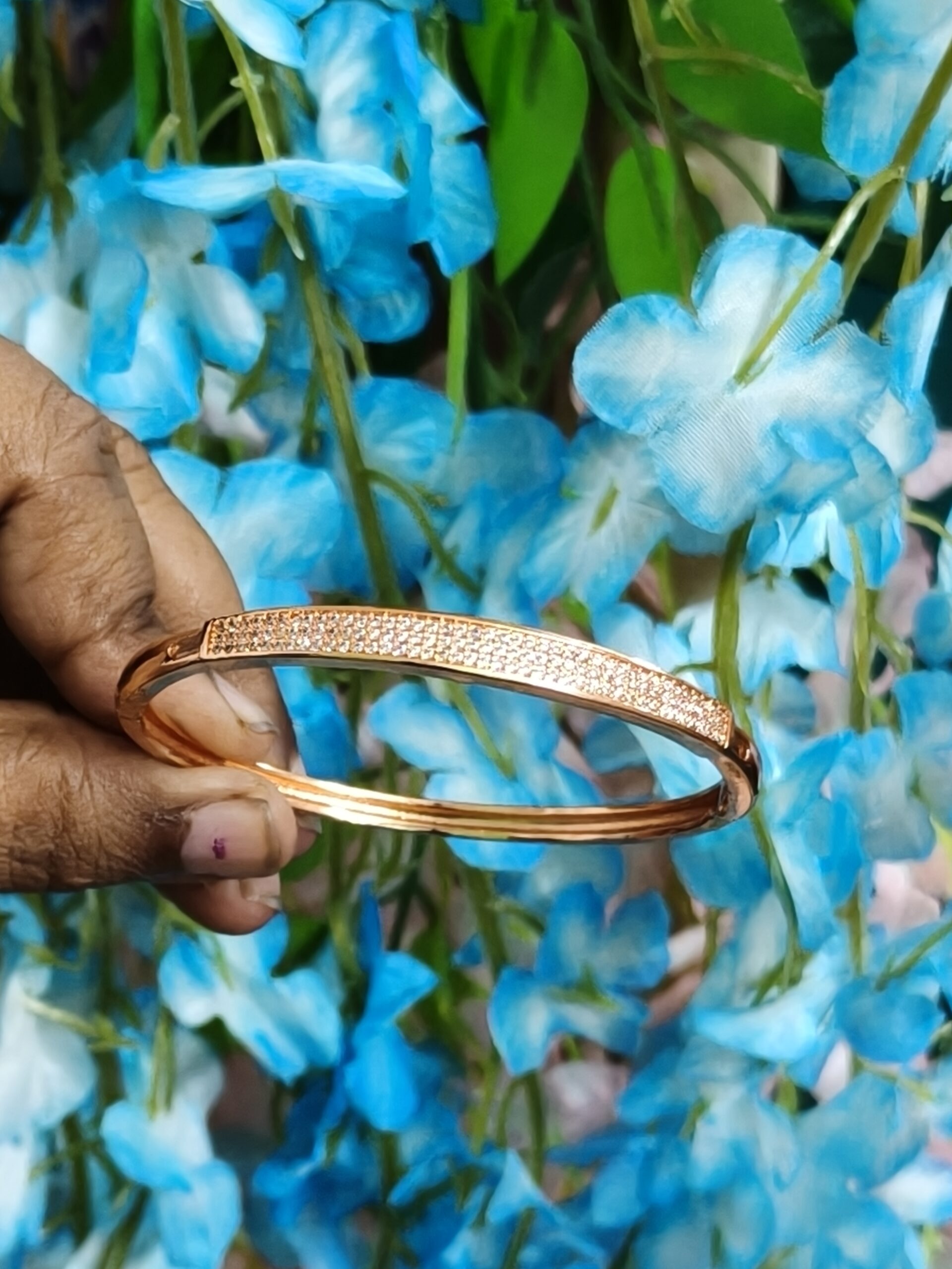 Radiant Paved Rose Gold Kad 249
