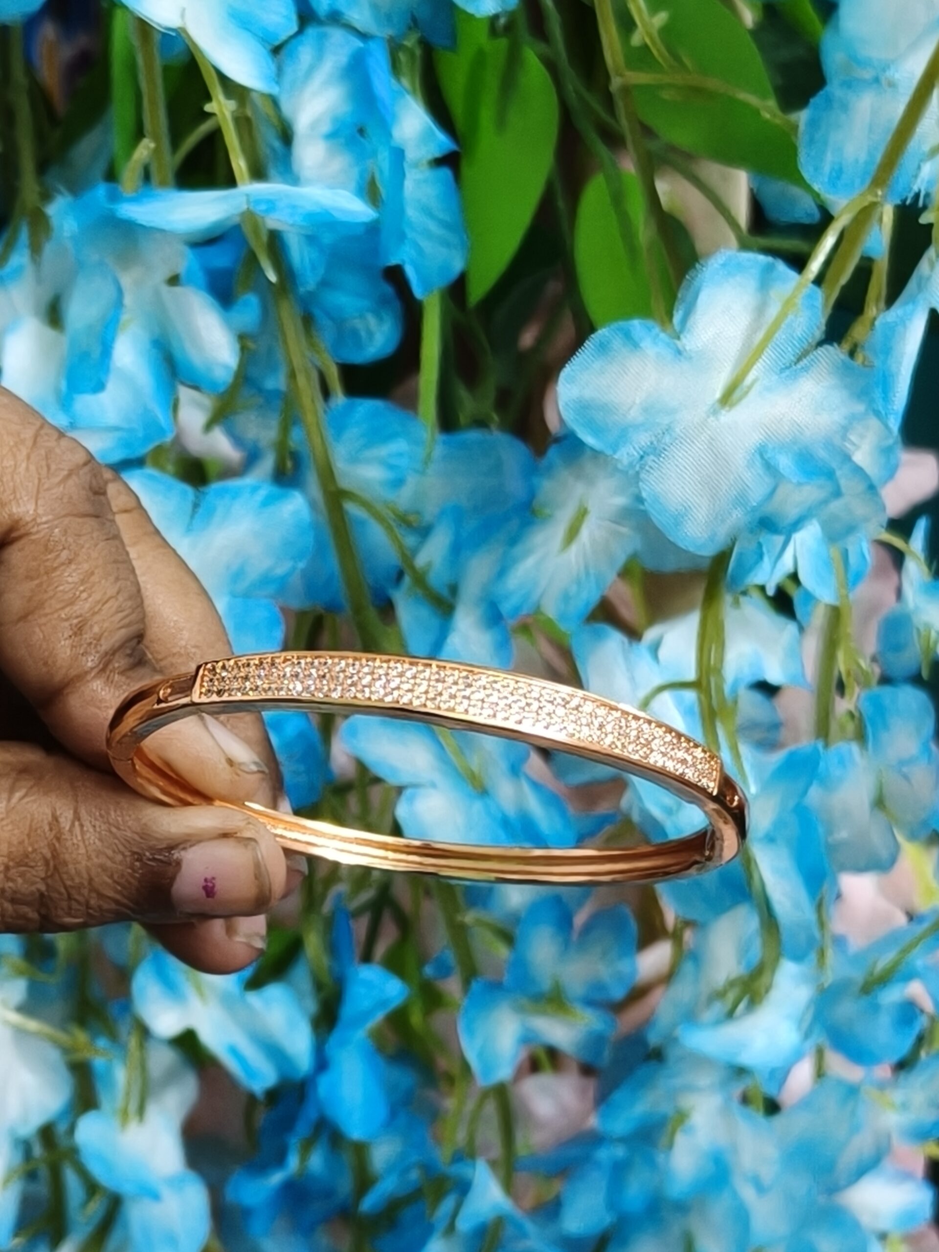 Radiant Paved Rose Gold Kad 249 - Image 2