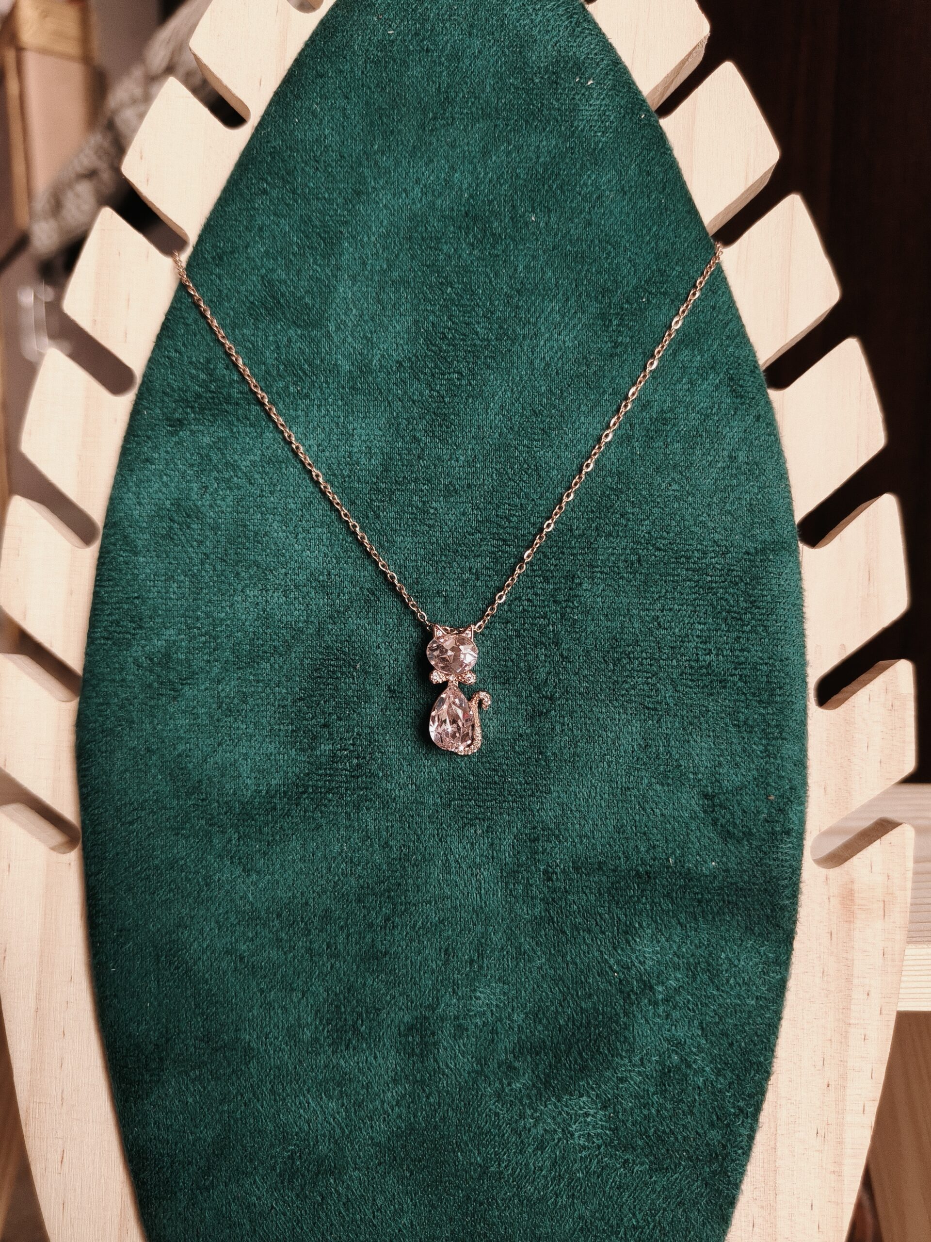 Whimsical Crystal Cat Chain 199 - Image 2