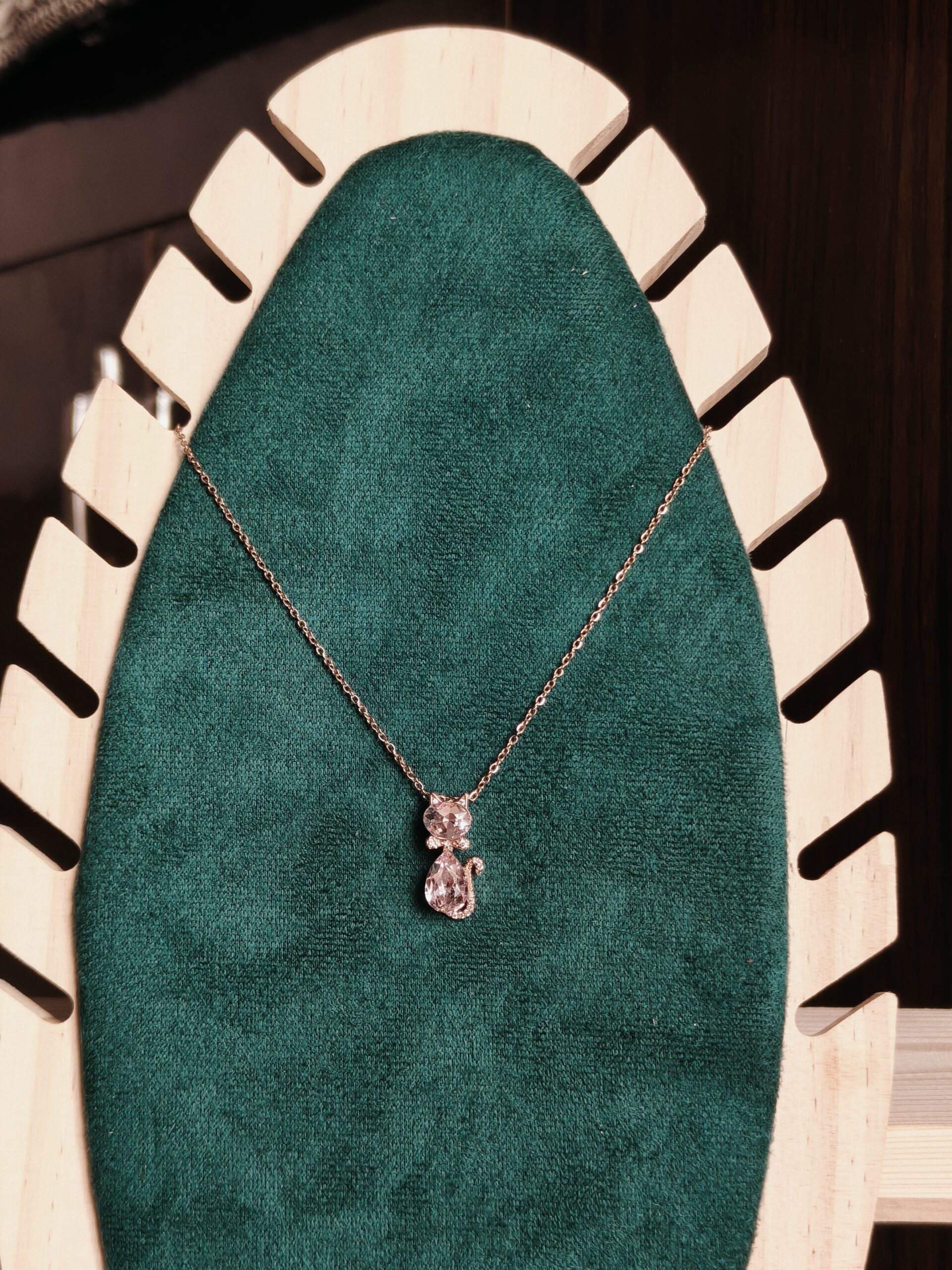 Whimsical Crystal Cat Chain 199 - Image 3