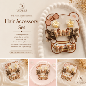 Retro Checkered Butterfly Hair Band -99