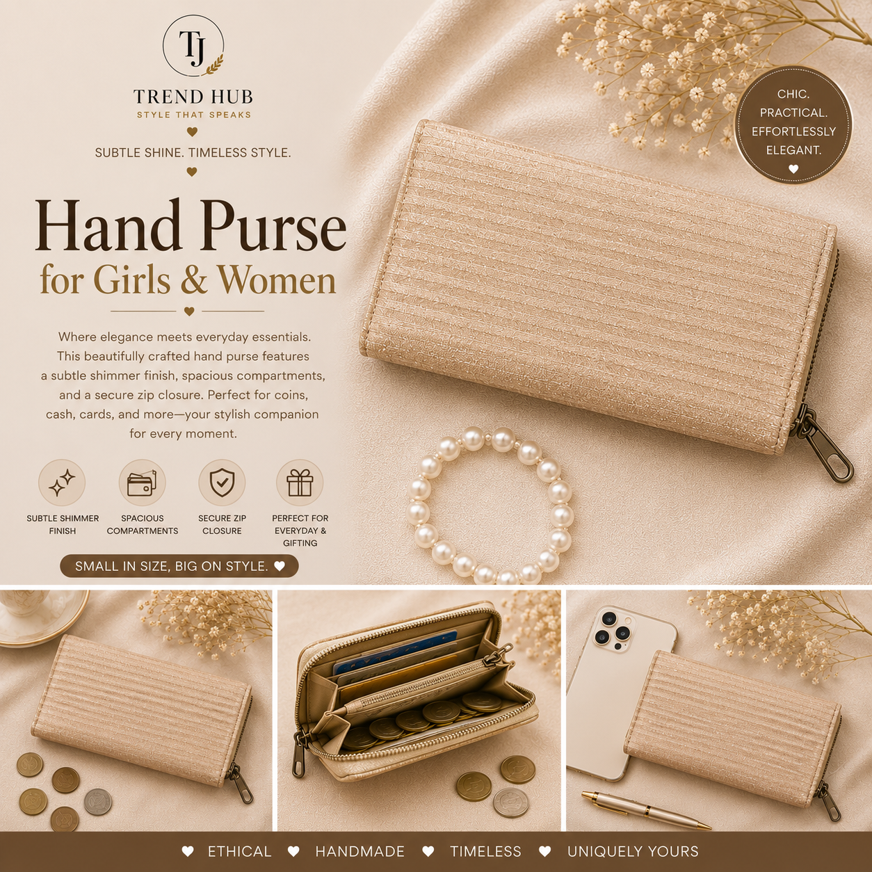 Shimmer Luxury Hand Purse -249
